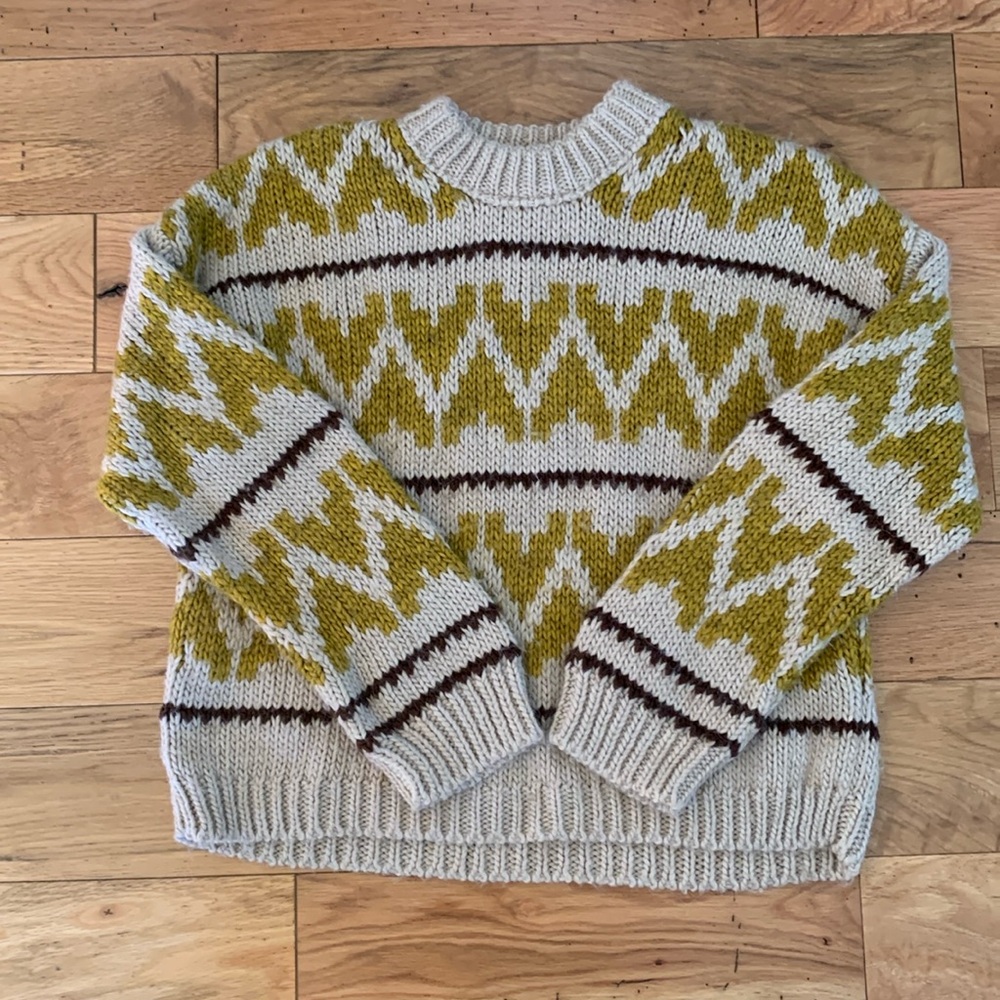 The Great. The Folk pullover earth.